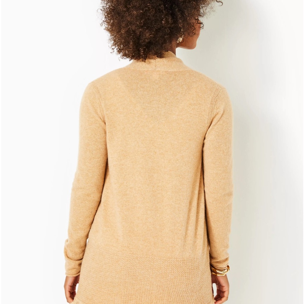 Lilly Pulitzer Elegant Gold Cardigan - Picture 2 of 12
